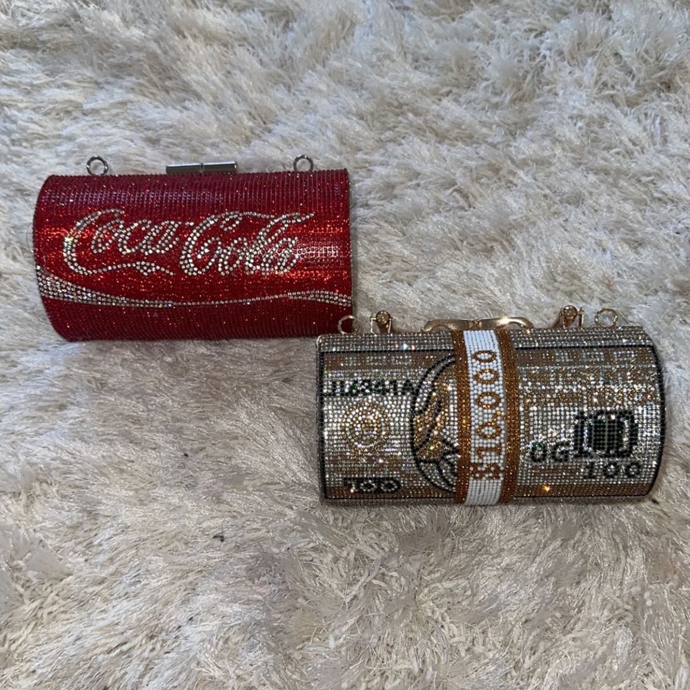 Fun bedazzled purses